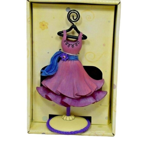 New View Gifts The Pink Dress Memo Photo Clip New - Picture 1 of 6